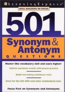 501 Synonym & Antonym Questions free pdf download